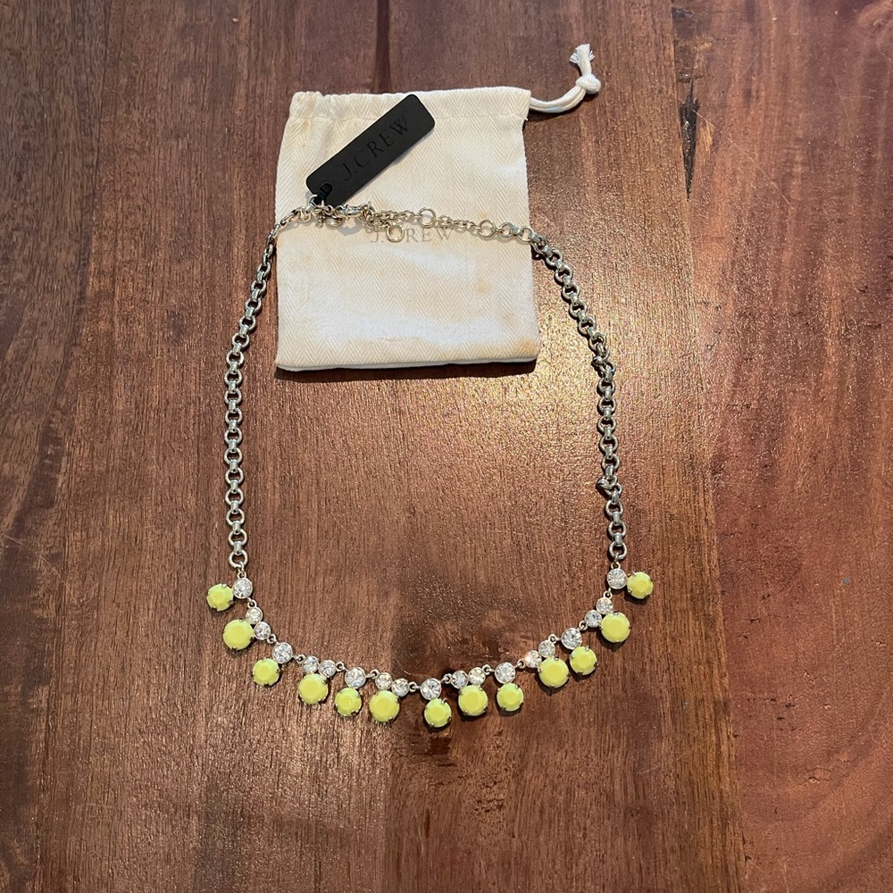 Women’s J.CREW gemstone crystal necklace